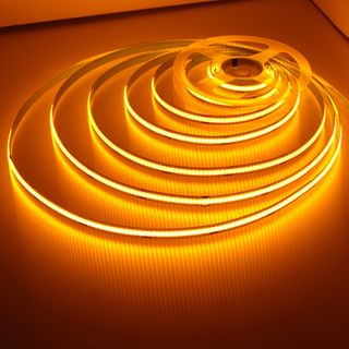 Светодиодная лента IDL-COB 336led, 12V, 9.6Вт/м, IP20, Yellow