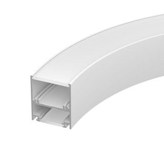 Профиль SL-ARC-5060-D1000-A90 WHITE (дуга 1 из 4) (Алюминий)