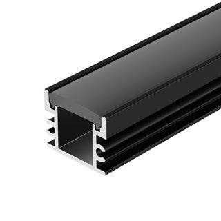 Профиль FLOOR18-H15-3000 ANOD BLACK (Алюминий)