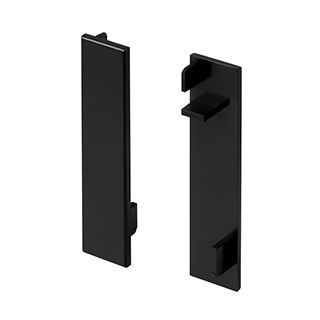 Заглушка PLINTUS-H54B BLACK  (Пластик)
