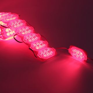 Светодиодный модуль 6 led 2835 MOD102 (12V, 1.2W, red, IP65)