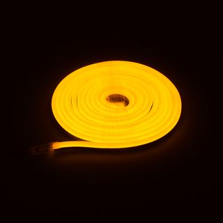 Светодиодный гибкий неон IDL-N 8х16 2835/1000mm 120led 220V Yellow 9.6W (блистер 5 метров)