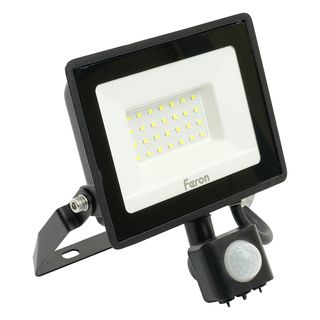 Прожектор светодиодный SMD 30Вт 6400K IP65, черный корпус