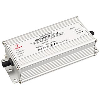 Блок питания ARPV-LG48100-PFC-A (48V, 2.12A, 100W) (IP67 Металл, 5 лет)