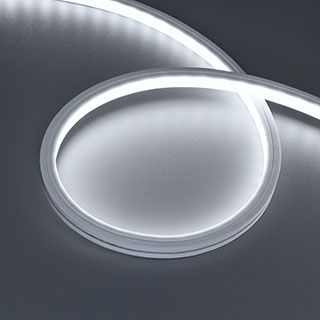 Грейзер THOR-TOP-B70-10x10mm 24V White6500 (15 W/m, IP67, 5m, wire x2) (Вывод вниз, 3 года)