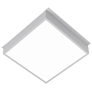 Светильник DL-GRIGLIATO-S190x190-24W Warm3000 (GR, 100 deg, 230) (IP40 Металл, 5 лет)