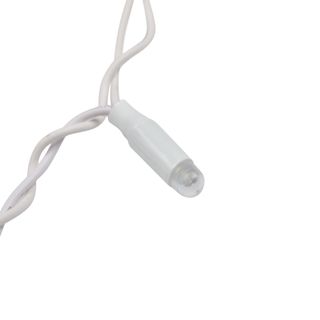 Гирлянда светодиодная Занавес 2х1,5м 300 LED СИНИЙ белый ПВХ IP65 эффект мерцания 230В соединяется N
