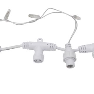 Гирлянда светодиодная Занавес 2х9м 1200 LED БЕЛЫЙ прозрачный ПВХ IP65 постоянное свечение 230В соеди