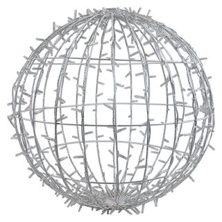 Шар светодиодный диаметр 80см 300 LED ТЕПЛЫЙ БЕЛЫЙ эффект мерцания 230В