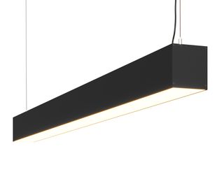 Линейный светодиодный светильник подвесной NPL-87-3000 81Вт 5000К IP40 Черный