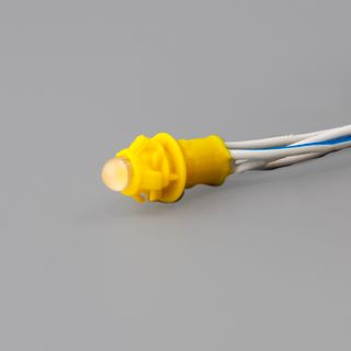 Светодиодный модуль герметичный цветной колпачок PIX DL-D9-50LED (12V, 0.2W, 100 Lm, IP65) (желтый)