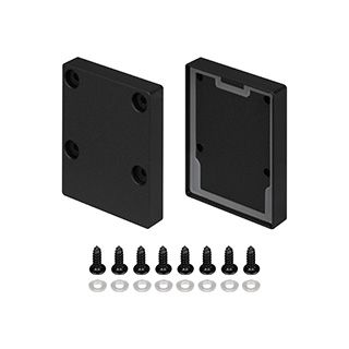 Заглушка IP-LINE-4050 BLACK глухая (Arlight, Металл)