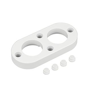 Крепление ARL-WAVE-1815-S-2-KIT White (Arlight, Металл)
