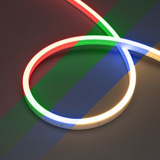 Лента герметичная NOVA-SIDE-PU-B84-12x20mm 24V RGB-Warm (15 W/m, IP68, 3m, wire x1) (Arlight, Полиур