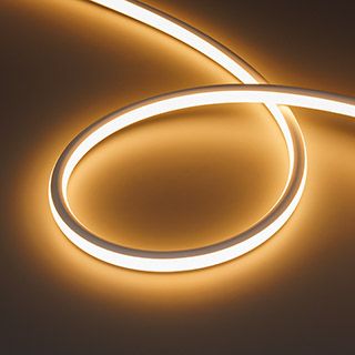 Лента герметичная WAVE-TOP-A560-18x15mm 24V Warm2700 (10 W/m, IP54, 5m, wire x1) (Arlight, Вывод пря