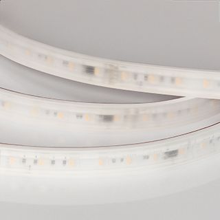 Лента герметичная DMX-PS-B70-14mm 24V RGBW-Warm-PX7 (17 W/m, IP67, 5060, 5m) (Arlight, CRI>90)