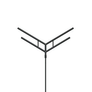 Кронштейн OXOR-SY4-3000x108-L1300 BLACK (Arlight, Сталь)