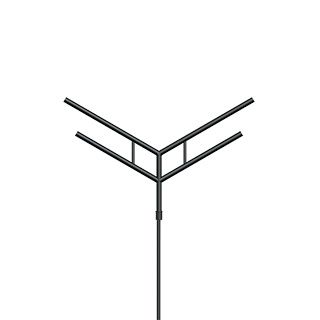 Кронштейн OXOR-SY4-3000x108-L1500 BLACK (Arlight, Сталь)