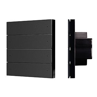 INTELLIGENT ARLIGHT Кнопочная панель SMART-ZB-801-22-1G-8SC-MULTI-IN Black (230V) (IARL, IP20 Пласти