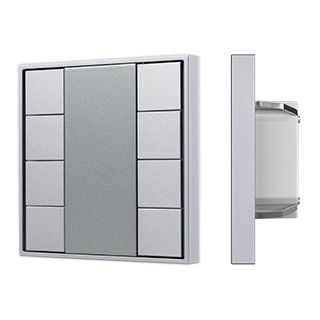 INTELLIGENT ARLIGHT Панель KNX-223-8-GREY (BUS) (IARL, IP20 Пластик, 3 года)