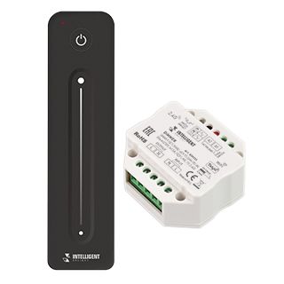 INTELLIGENT ARLIGHT Диммер SMART-SET-TRIAC-601-72-DIM-PD-IN Black (230V, 1x1.5A, ПДУ LINE, TY, 2.4G)