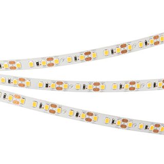 Светодиодная лента RT-A120-8mm 12V Warm3500 (14.4 W/m, IP20, 2835, 5m) (Открытый)