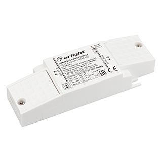 Блок питания ARJ-SP-10-PFC-TRIAC-INS (10W, 26-38V, 0.18-0.27A) (IP20 Пластик, 5 лет)