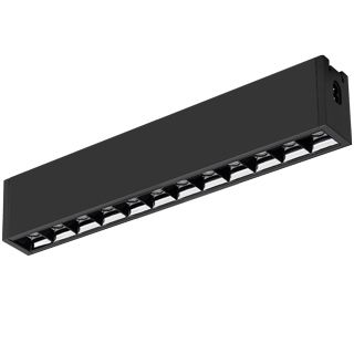 Светильник CLIP-38-LASER-S330-12W Day4000 (BK, 36 deg, 24V) (IP40 Металл, 3 года)