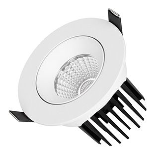 Светильник MS-ATOLL-BUILT-TURN-R94-10W Day4000 (WH, 60 deg, 230V) (IP54 Металл, 5 лет)