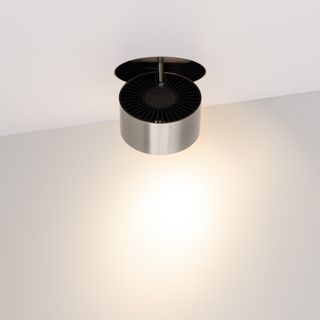 Светильник SP-PLURIO-BUILT-TRIMLESS-R120-9W Warm3000 (BK-NI, 36 deg, 230V) (Arlight, IP20 Металл, 3 
