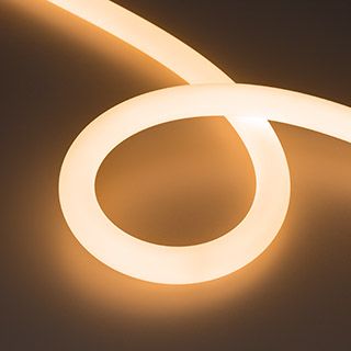 Светодиодная лента герметичная MOONLIGHT-TOP-FP-X1088-D25mm 24V Warm2300 (20 W/m, IP65, 5m, wire x1)